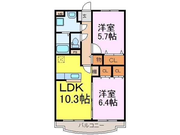 Ｙ＆Ｍ　ディア古河の物件間取画像